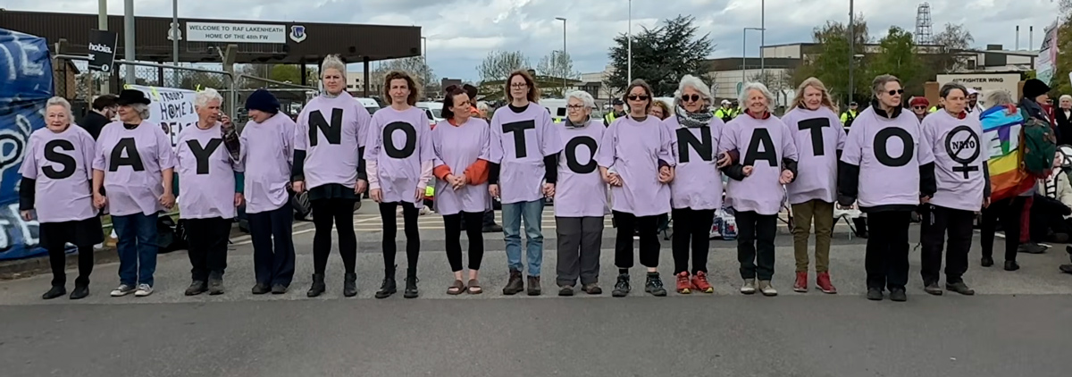 LAKENHEATH INTERNATIONAL PEACE CAMP SPEECH AT DEMONSTRATION -4TH OF APRIL 2026